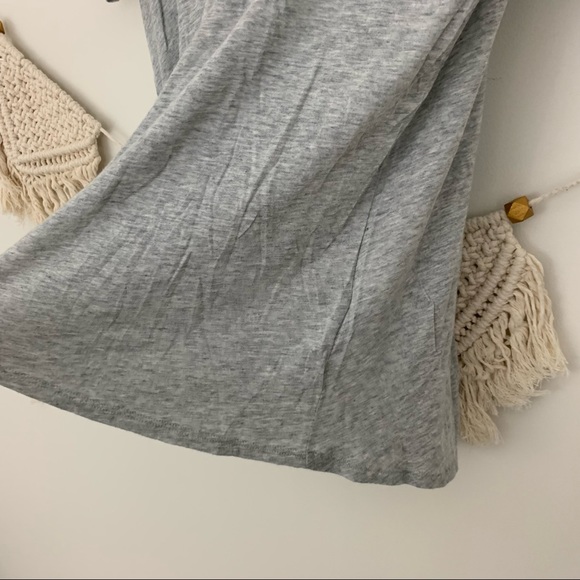 Theory Scoop Neck Heathered Gray T Shirt - Picture 6 of 8